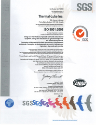 Certification ISO 9001:2000
