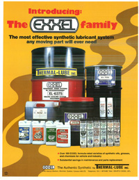 Une affiche publicitaire pour nos produits de 1983